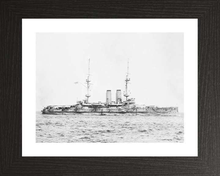 HMS Russell 1901 Pre Dreadnought Battleship Starboard View Photo Print - Posters, Prints, & Visual Artwork - by Hampshire Prints (image 2 of 9)