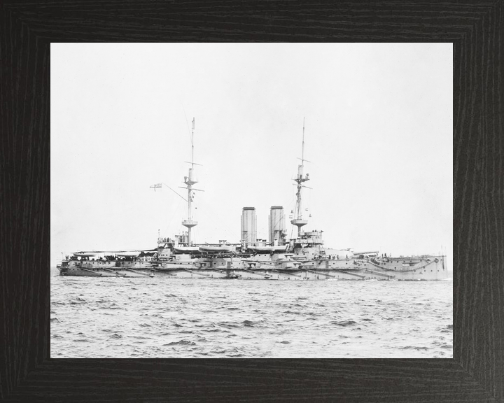 HMS Russell 1901 Pre Dreadnought Battleship Starboard View Photo Print - Posters, Prints, & Visual Artwork - by Hampshire Prints (image 3 of 9)