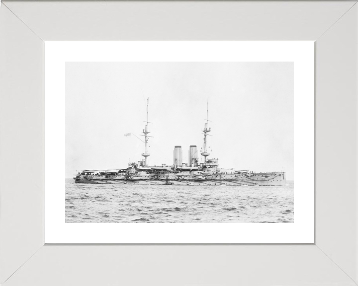 HMS Russell 1901 Pre Dreadnought Battleship Starboard View Photo Print - Posters, Prints, & Visual Artwork - by Hampshire Prints (image 4 of 9)