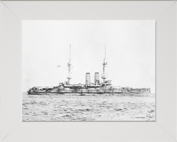 HMS Russell 1901 Pre Dreadnought Battleship Starboard View Photo Print - Posters, Prints, & Visual Artwork - by Hampshire Prints (image 5 of 9)