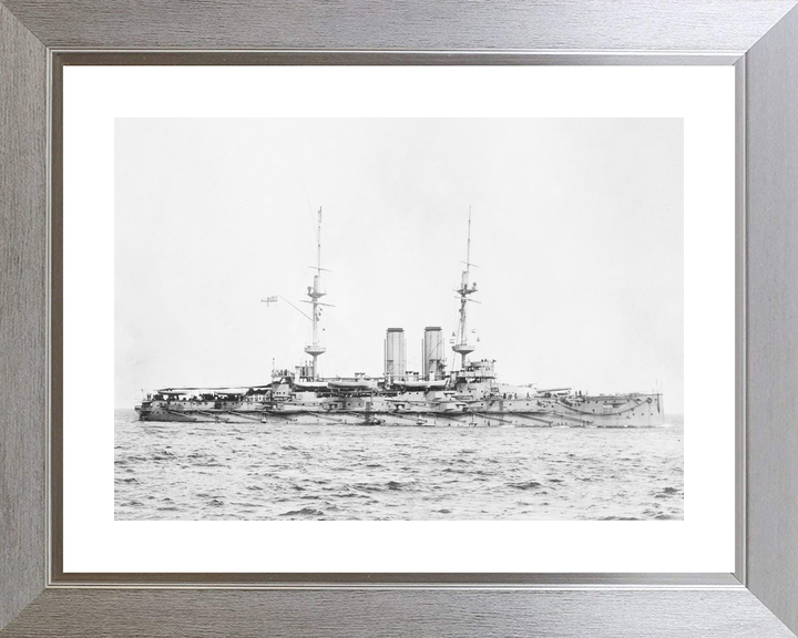 HMS Russell 1901 Pre Dreadnought Battleship Starboard View Photo Print - Posters, Prints, & Visual Artwork - by Hampshire Prints (image 6 of 9)