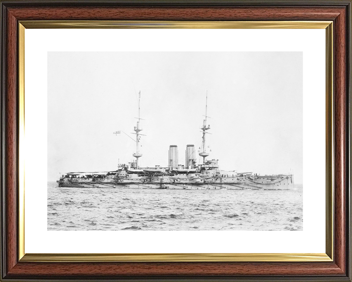 HMS Russell 1901 Pre Dreadnought Battleship Starboard View Photo Print - Posters, Prints, & Visual Artwork - by Hampshire Prints (image 8 of 9)