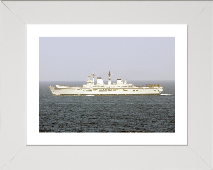 HMS Illustrious (R06) Royal Navy Invincible Class Aircraft Carrier Port Beam Photo Print Wall Art Decor - Posters, Prints, & Visual Artwork - by Hampshire Prints (image 4 of 9)
