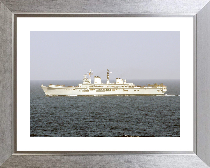 HMS Illustrious (R06) Royal Navy Invincible Class Aircraft Carrier Port Beam Photo Print Wall Art Decor - Posters, Prints, & Visual Artwork - by Hampshire Prints (image 6 of 9)