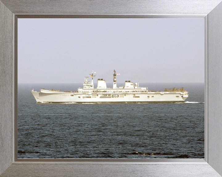 HMS Illustrious (R06) Royal Navy Invincible Class Aircraft Carrier Port Beam Photo Print Wall Art Decor - Posters, Prints, & Visual Artwork - by Hampshire Prints (image 7 of 9)