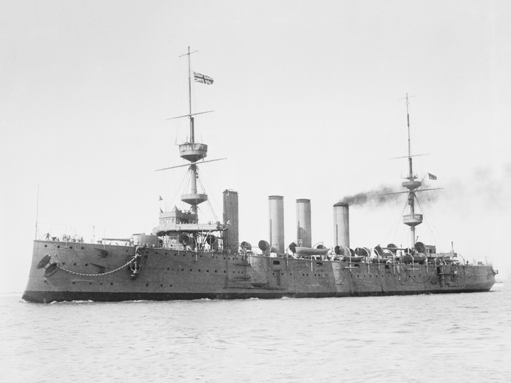 HMS Terrible 1895 Powerful Class Cruiser Photo Print - Posters, Prints, & Visual Artwork - by Hampshire Prints (image 1 of 9)