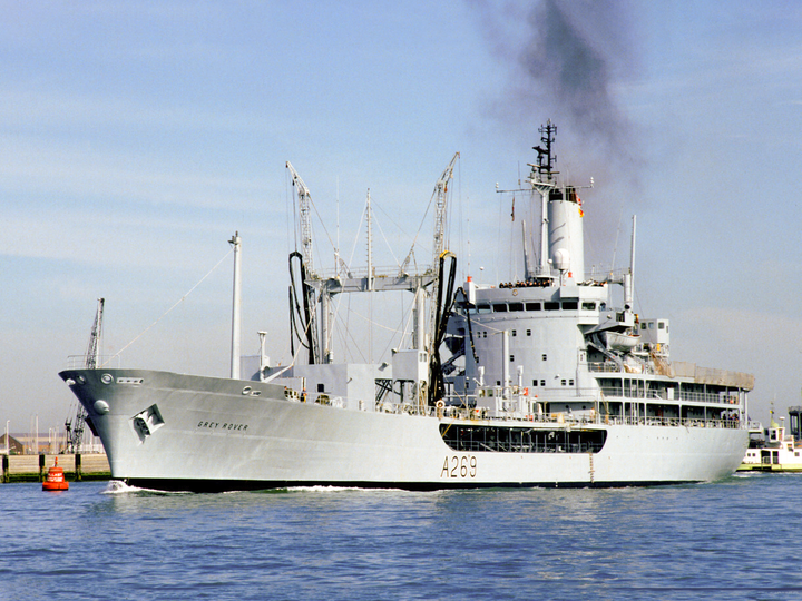 RFA Grey Rover A269 Rover Class Tanker June 1986 Photo Print - Posters, Prints, & Visual Artwork - by Hampshire Prints (image 1 of 9)