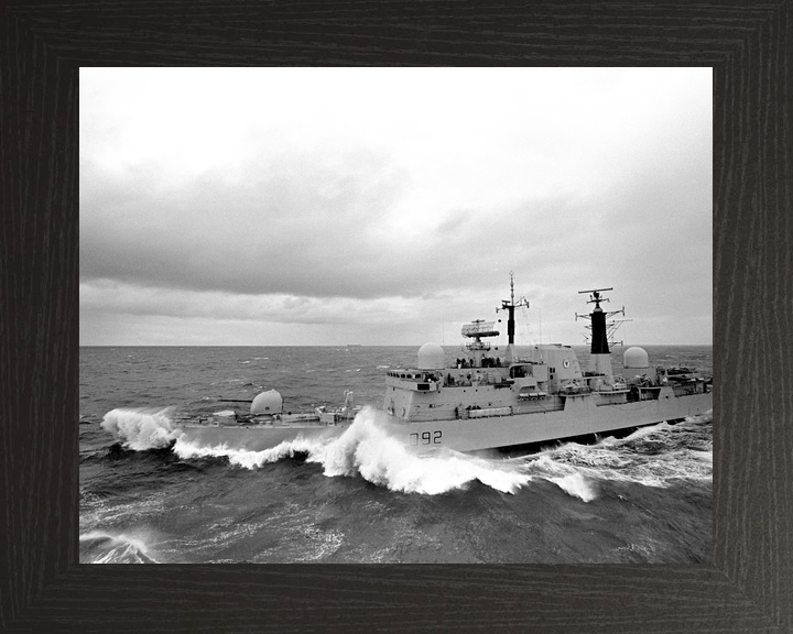 HMS Liverpool D92 Type 42 Destroyer 1986 Port Side View Photo Print - Posters, Prints, & Visual Artwork - by Hampshire Prints (image 3 of 9)
