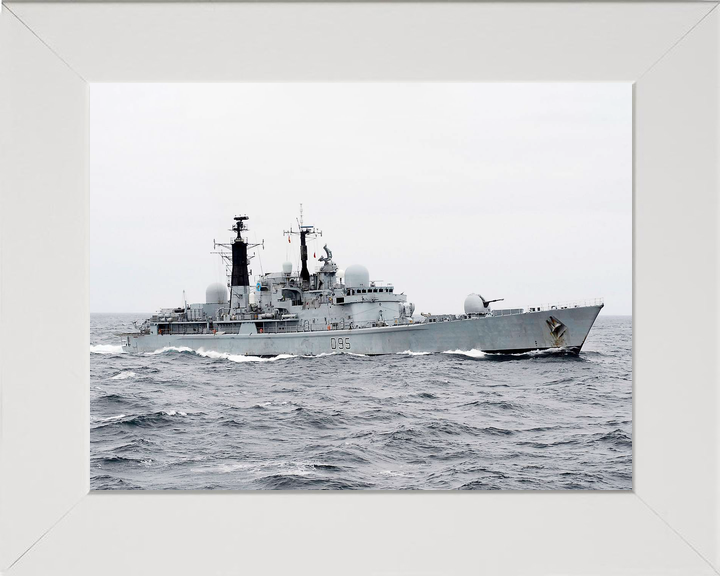 HMS Manchester D95 Type 42 Destroyer January 2008 At Sea Port View Photo Print - Posters, Prints, & Visual Artwork - by Hampshire Prints (image 5 of 9)