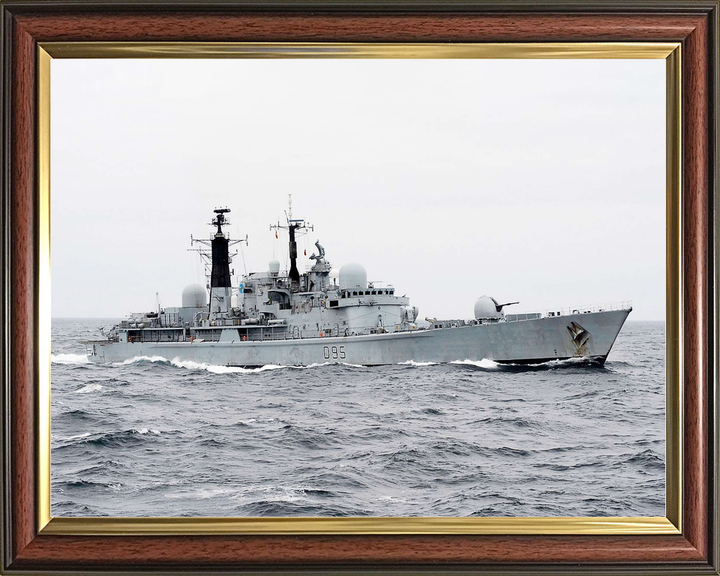 HMS Manchester D95 Type 42 Destroyer January 2008 At Sea Port View Photo Print - Posters, Prints, & Visual Artwork - by Hampshire Prints (image 9 of 9)