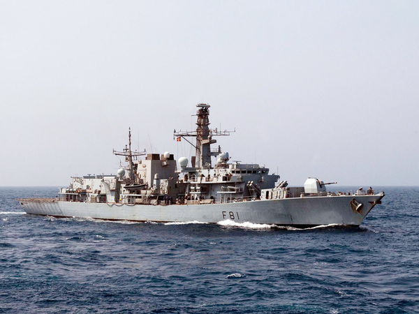 HMS Sutherland F81 Type 23 Frigate September 2012