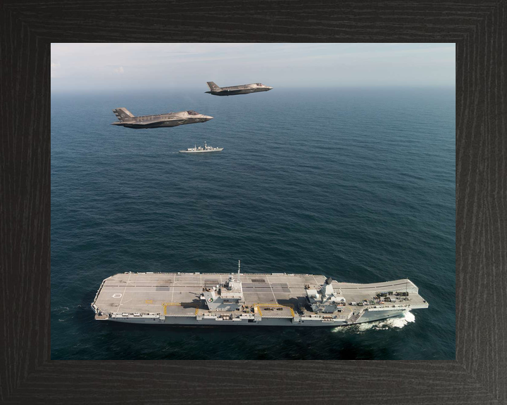 HMS Queen Elizabeth R08 Queen Elizabeth Class Aircraft Carrier September 2018 Flypast Photo Print - Posters, Prints, & Visual Artwork - by Hampshire Prints (image 3 of 9)