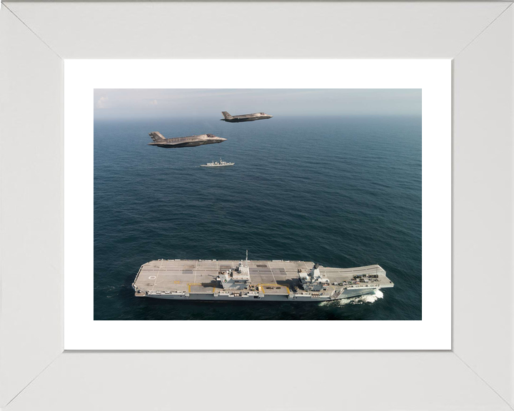 HMS Queen Elizabeth R08 Queen Elizabeth Class Aircraft Carrier September 2018 Flypast Photo Print - Posters, Prints, & Visual Artwork - by Hampshire Prints (image 4 of 9)