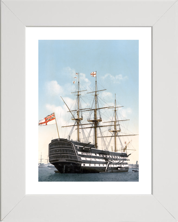 HMS Victory Flagship c1890 Photo Print - Posters, Prints, & Visual Artwork - by Hampshire Prints (image 4 of 9)