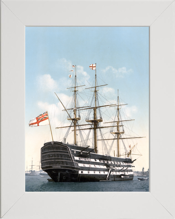 HMS Victory Flagship c1890 Photo Print - Posters, Prints, & Visual Artwork - by Hampshire Prints (image 5 of 9)