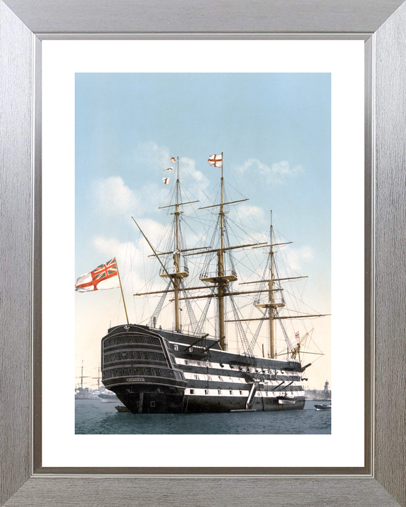 HMS Victory Flagship c1890 Photo Print - Posters, Prints, & Visual Artwork - by Hampshire Prints (image 6 of 9)