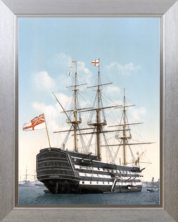 HMS Victory Flagship c1890 Photo Print - Posters, Prints, & Visual Artwork - by Hampshire Prints (image 7 of 9)