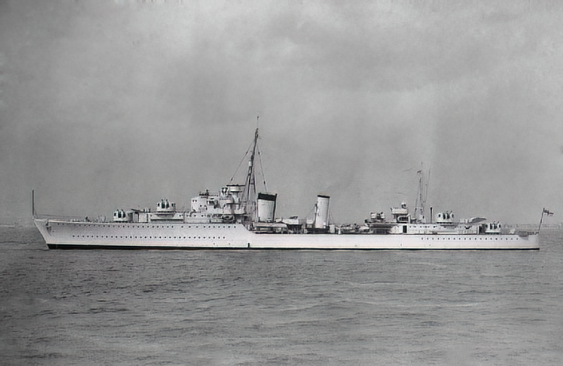 HMS Afridi F07 Royal Navy Tribal class destroyer Photo Print or Framed Print - Hampshire Prints