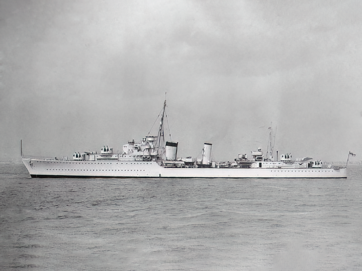 HMS Afridi (F07) Royal Navy Tribal Class Destroyer Photo Print Warship Wall Art Posters, Prints, & Visual Artwork Hampshire Prints 6 x 4 No Frame No