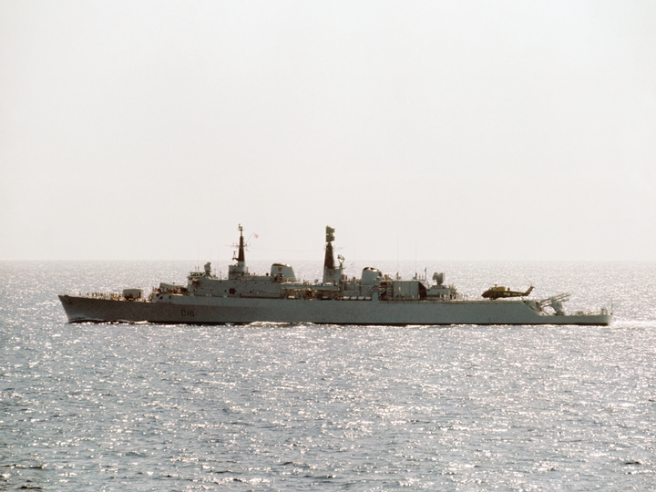 HMS Antrim (D18) Royal Navy County Class Destroyer Port Beam View Photo Print Wall Art Decor Posters, Prints, & Visual Artwork Hampshire Prints 6 x 4 No Frame No