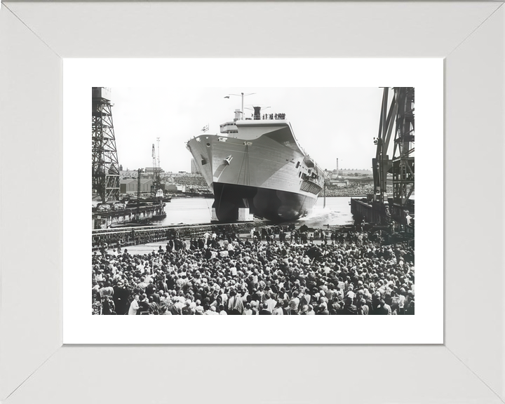 HMS Ark Royal R07 Invincible Class Aircraft Carrier June 1981