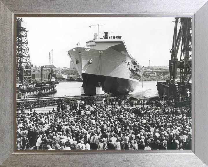 HMS Ark Royal R07 Invincible Class Aircraft Carrier June 1981