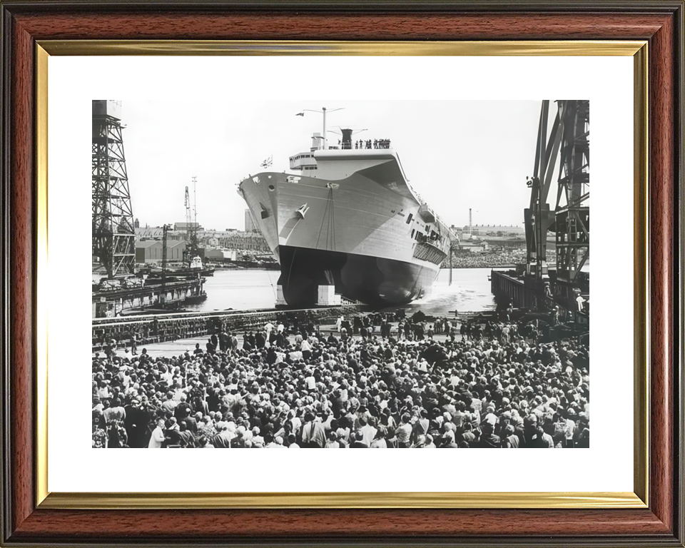 HMS Ark Royal R07 Invincible Class Aircraft Carrier June 1981