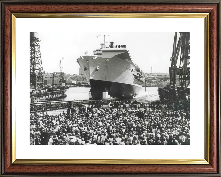 HMS Ark Royal R07 Invincible Class Aircraft Carrier June 1981