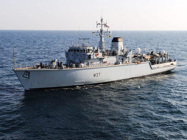 HMS Chiddingfold M37 Hunt Class Minehunter November 2010