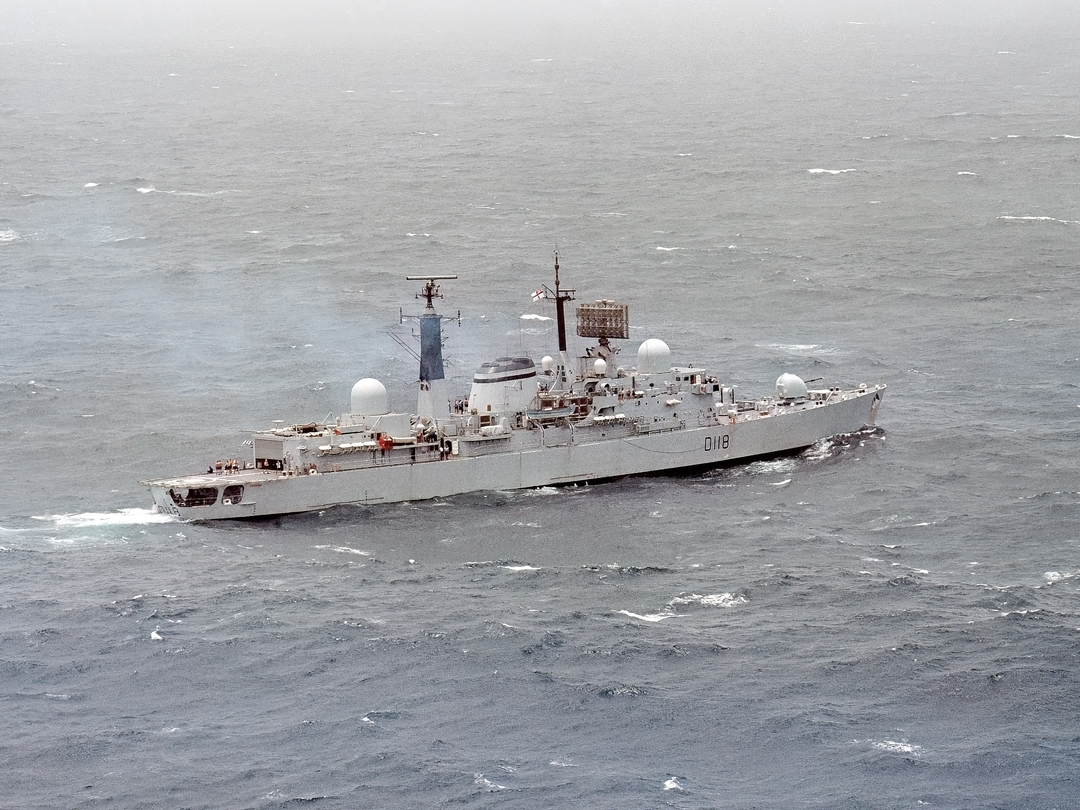 HMS Coventry (D118) Royal Navy Type 42 Destroyer In Open Sea Photo Print Wall Art Decor Posters, Prints, & Visual Artwork Hampshire Prints