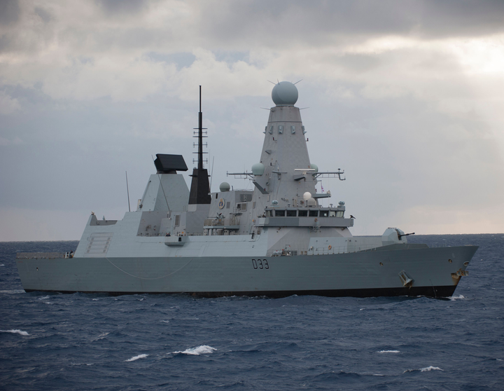 HMS Dauntless D33 Royal Navy Type 45 destroyer Photo Print or Framed Print - Hampshire Prints