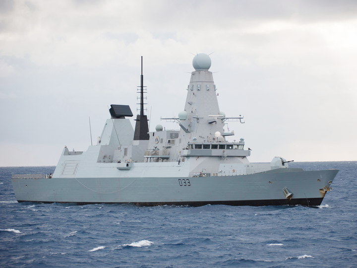 HMS Dauntless (D33) Royal Navy Type 45 Destroyer Starboard Beam View Photo Print Wall Art Decor Posters, Prints, & Visual Artwork Hampshire Prints 6 x 4 No Frame No