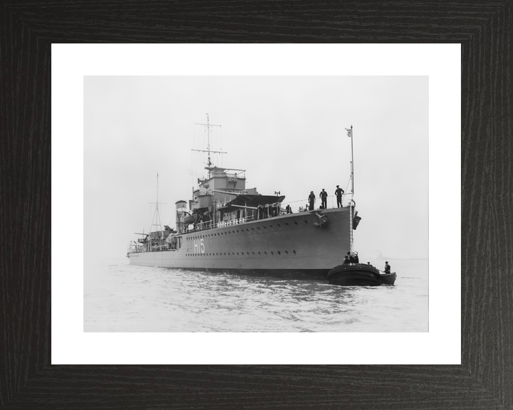 HMS Esk (H15) Royal Navy E Class Destroyer At A Buoy Photo Print Wall Art Decor - Posters, Prints, & Visual Artwork - by Hampshire Prints (image 2 of 9)