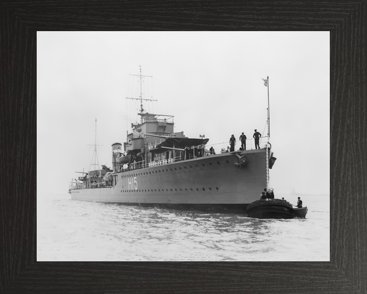 HMS Esk (H15) Royal Navy E Class Destroyer At A Buoy Photo Print Wall Art Decor - Posters, Prints, & Visual Artwork - by Hampshire Prints (image 3 of 9)