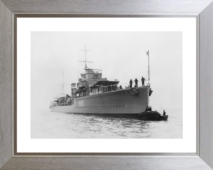 HMS Esk (H15) Royal Navy E Class Destroyer At A Buoy Photo Print Wall Art Decor - Posters, Prints, & Visual Artwork - by Hampshire Prints (image 6 of 9)