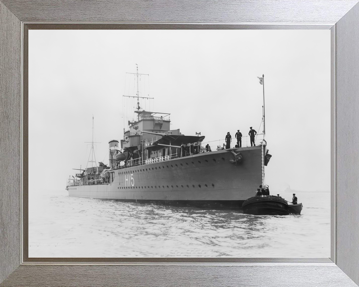 HMS Esk (H15) Royal Navy E Class Destroyer At A Buoy Photo Print Wall Art Decor - Posters, Prints, & Visual Artwork - by Hampshire Prints (image 7 of 9)