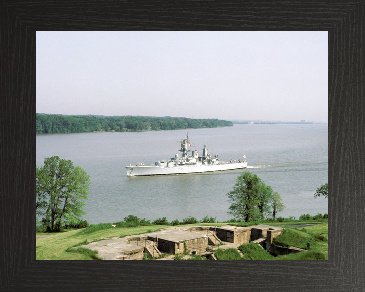 HMS Euryalus (F15) Royal Navy Leander Class Frigate Entering Port Photo Print Wall Art Decor - Posters, Prints, & Visual Artwork - by Hampshire Prints (image 3 of 9)