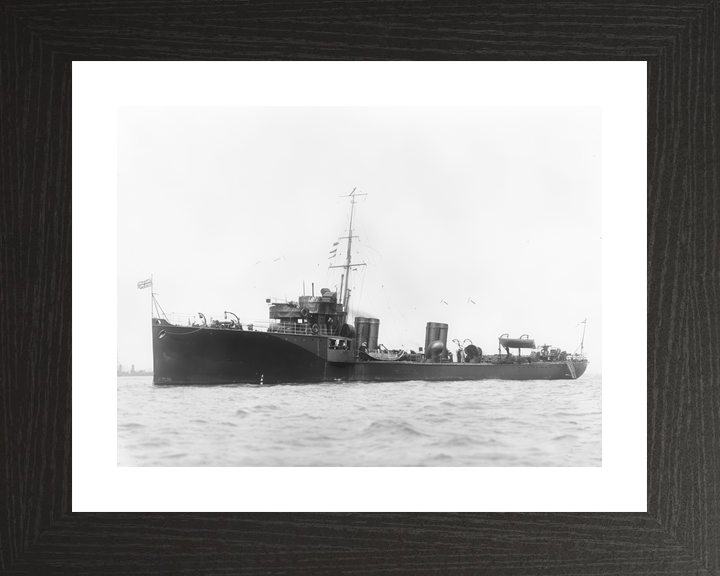 HMS Exe (1903) Royal Navy River Class Destroyer At Anchor Photo Print Wall Art Decor - Posters, Prints, & Visual Artwork - by Hampshire Prints (image 2 of 9)