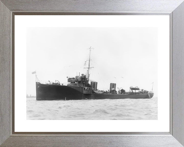 HMS Exe (1903) Royal Navy River Class Destroyer At Anchor Photo Print Wall Art Decor - Posters, Prints, & Visual Artwork - by Hampshire Prints (image 6 of 9)
