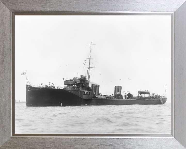 HMS Exe (1903) Royal Navy River Class Destroyer At Anchor Photo Print Wall Art Decor - Posters, Prints, & Visual Artwork - by Hampshire Prints (image 7 of 9)