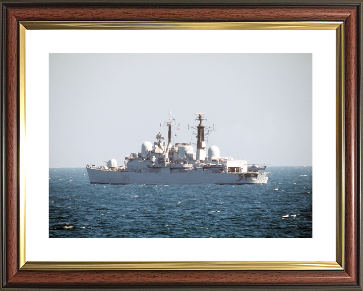 HMS Exeter (D89) Royal Navy Type 42 Destroyer In Open Water Photo Print Wall Art Decor - Posters, Prints, & Visual Artwork - by Hampshire Prints (image 8 of 9)