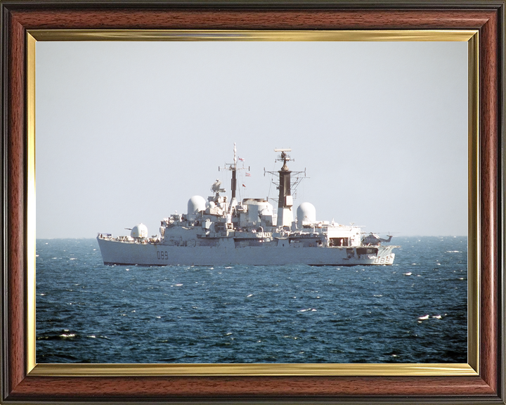 HMS Exeter (D89) Royal Navy Type 42 Destroyer In Open Water Photo Print Wall Art Decor - Posters, Prints, & Visual Artwork - by Hampshire Prints (image 9 of 9)
