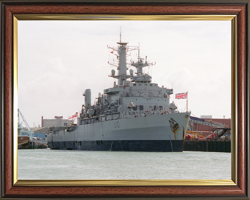 HMS Fearless (L10) Royal Navy Fearless Class Landing Platform Dock Alongside In Portsmouth Photo Print Wall Art Decor - Posters, Prints, & Visual Artwork - by Hampshire Prints (image 9 of 9)