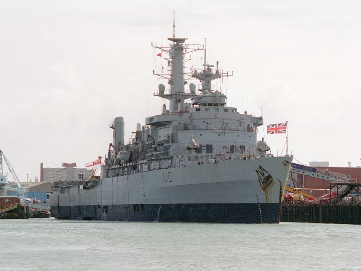 HMS Fearless (L10) Royal Navy Fearless Class Landing Platform Dock Alongside In Portsmouth Photo Print Wall Art Decor - Posters, Prints, & Visual Artwork - by Hampshire Prints (image 1 of 9)