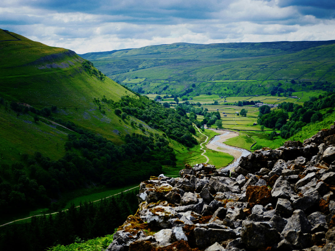 The Yorkshire Dales hills and fields Photo Print - Canvas - Framed Photo Print - Hampshire Prints