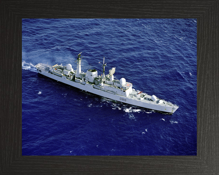HMS Glasgow (D88) Royal Navy Type 42 Destroyer From the Air Photo Print Wall Art Decor - Posters, Prints, & Visual Artwork - by Hampshire Prints (image 3 of 9)