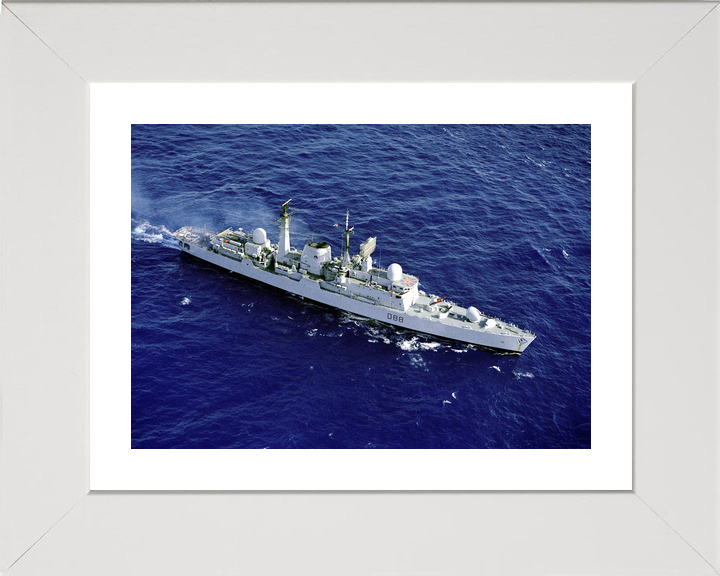 HMS Glasgow (D88) Royal Navy Type 42 Destroyer From the Air Photo Print Wall Art Decor - Posters, Prints, & Visual Artwork - by Hampshire Prints (image 4 of 9)