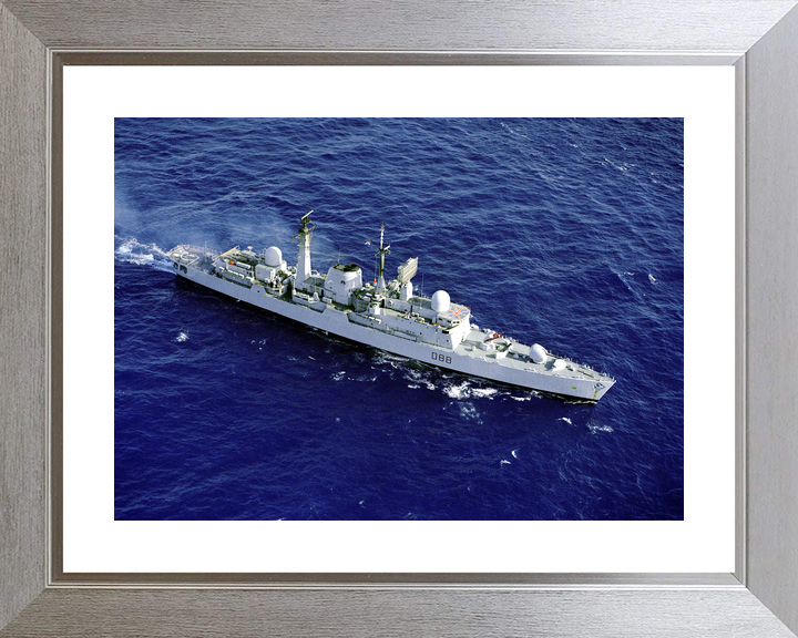 HMS Glasgow (D88) Royal Navy Type 42 Destroyer From the Air Photo Print Wall Art Decor - Posters, Prints, & Visual Artwork - by Hampshire Prints (image 6 of 9)