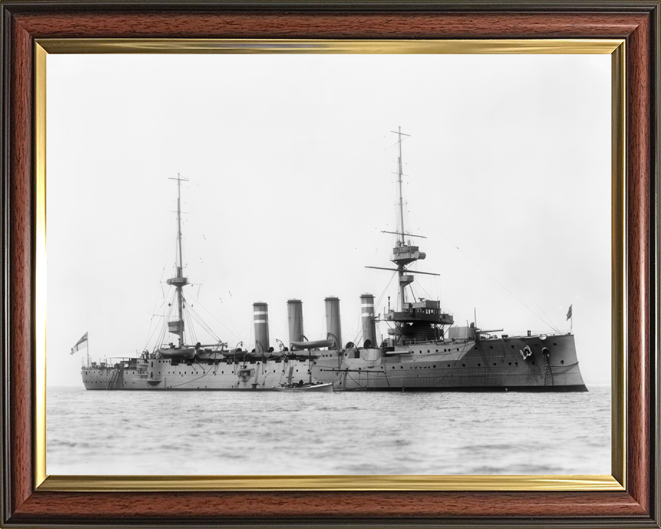 HMS Hampshire (1903) Royal Navy Devonshire Class Cruiser Starboard View Photo Print Wall Art Decor - Posters, Prints, & Visual Artwork - by Hampshire Prints (image 9 of 9)