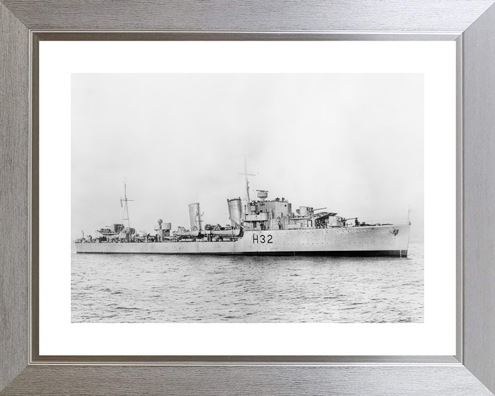 HMS Havant (H32) Royal Navy H Class Destroyer Starboard Beam View Photo Print Wall Art Decor - Posters, Prints, & Visual Artwork - by Hampshire Prints (image 6 of 9)
